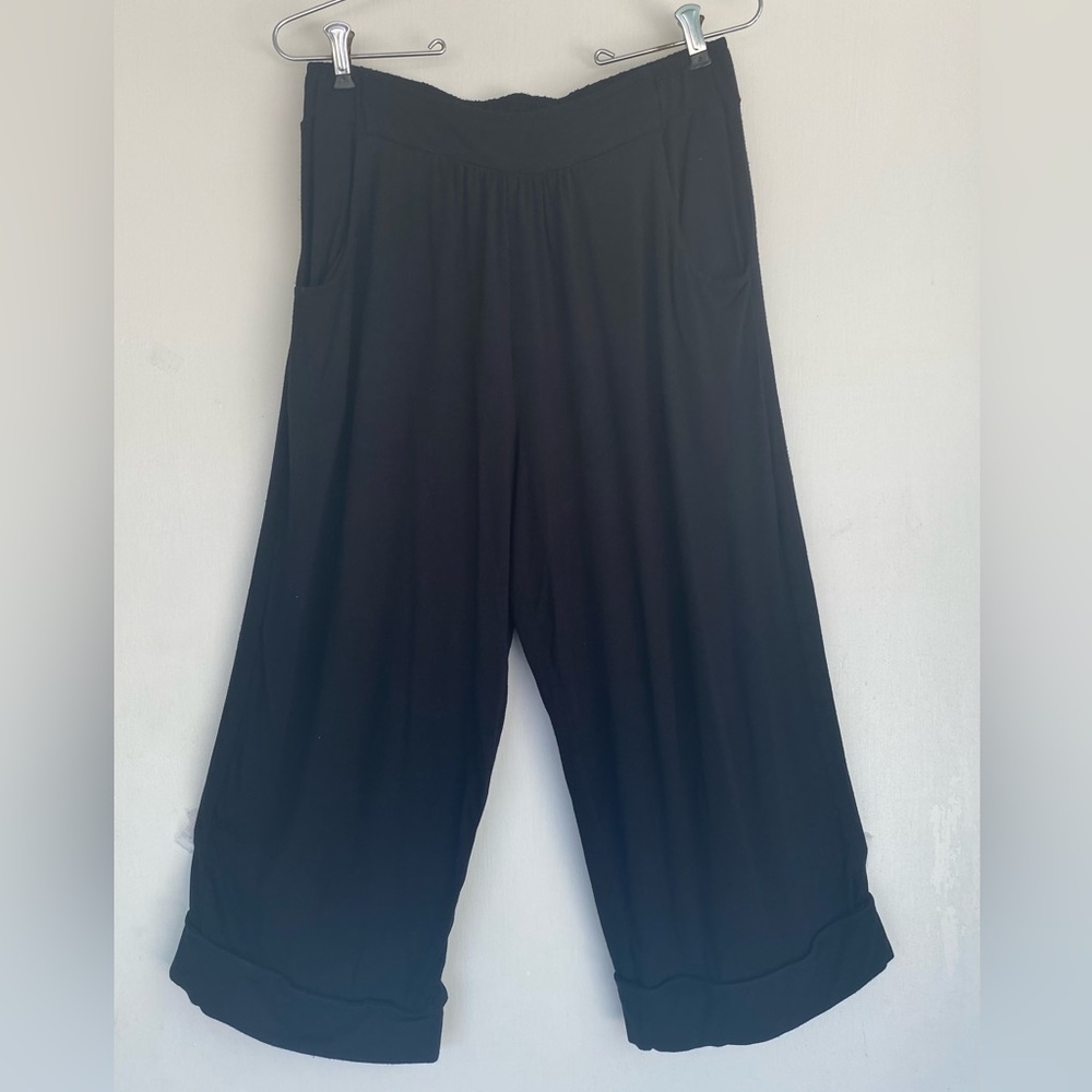 Avenue Black Relaxed Pants